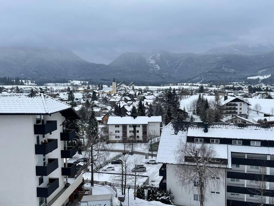 Alpenurlaub II Wohnung Mit Traumausblick Bad Mitterndorf Kültér fotó